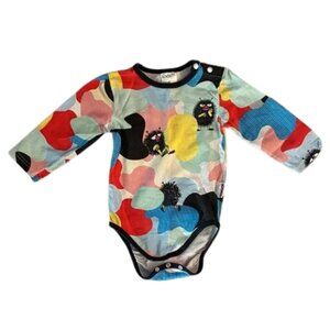 MOOMIN Colorful Kids One Piece Long Sleeve Bodysuit ORGANIC COTTON